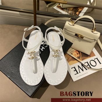 샤넬 CHANEL 힐 샌들 슬리퍼