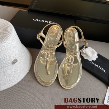 샤넬 CHANEL 힐 샌들 슬리퍼