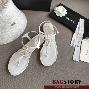 샤넬 CHANEL 힐 샌들 슬리퍼