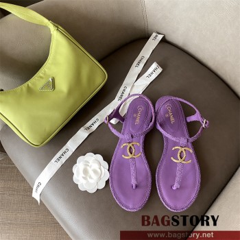 샤넬 CHANEL 힐 샌들 슬리퍼