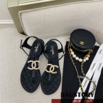 샤넬 CHANEL 힐 샌들 슬리퍼