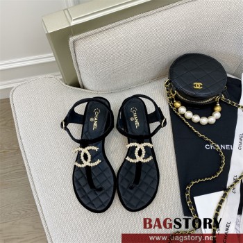 샤넬 CHANEL 힐 샌들 슬리퍼