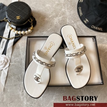 샤넬 CHANEL 힐 샌들 슬리퍼