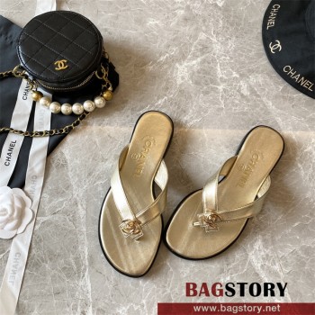 샤넬 CHANEL 힐 샌들 슬리퍼