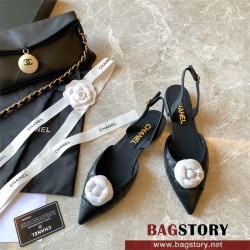 샤넬 CHANEL 힐 샌들 슬리퍼