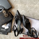 샤넬 CHANEL 힐 샌들 슬리퍼