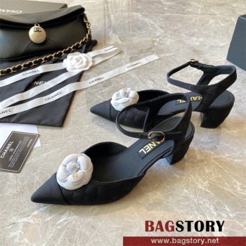 샤넬 CHANEL 힐 샌들 슬리퍼