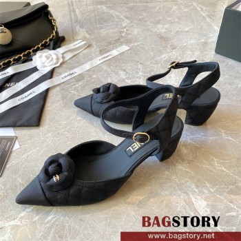 샤넬 CHANEL 힐 샌들 슬리퍼