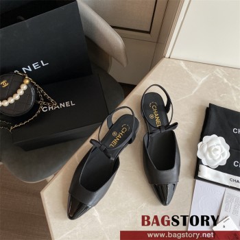 샤넬 CHANEL 힐 샌들 슬리퍼