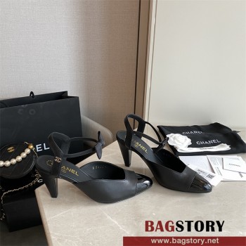 샤넬 CHANEL 힐 샌들 슬리퍼