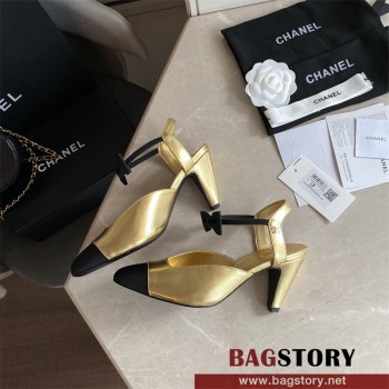 샤넬 CHANEL 힐 샌들 슬리퍼