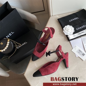 샤넬 CHANEL 힐 샌들 슬리퍼