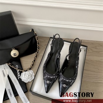 샤넬 CHANEL 힐 샌들 슬리퍼