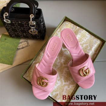 구찌 GUCCI 힐 샌들 슬리퍼