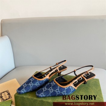 구찌 GUCCI 힐 샌들 슬리퍼