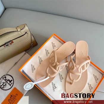 에르메스 HERMES 힐 샌들 슬리퍼