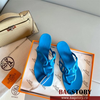 에르메스 HERMES 힐 샌들 슬리퍼