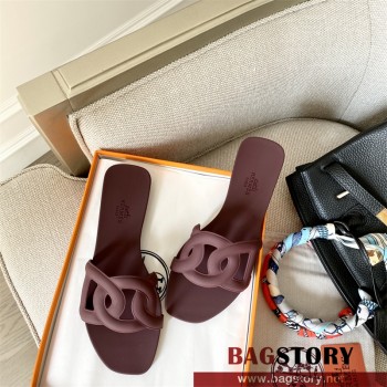 에르메스 HERMES 힐 샌들 슬리퍼