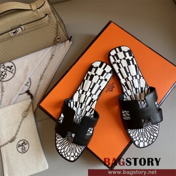 에르메스 HERMES 힐 샌들 슬리퍼