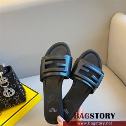 펜디 FENDI 힐 샌들 슬리퍼