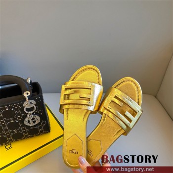 펜디 FENDI 힐 샌들 슬리퍼