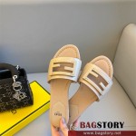 펜디 FENDI 힐 샌들 슬리퍼