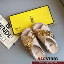 펜디 FENDI 힐 샌들 슬리퍼