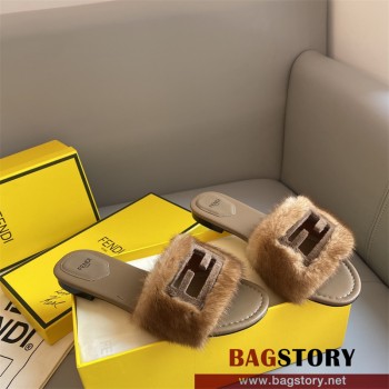 펜디 FENDI 힐 샌들 슬리퍼