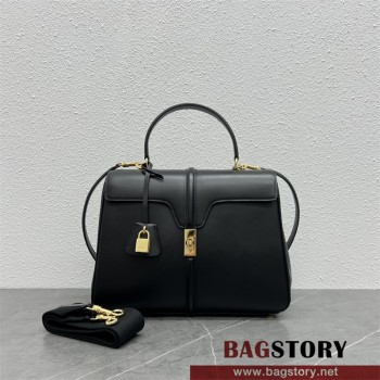 셀린느 CELINE 카프스킨 레더 16 토트백 미디움