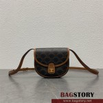 셀린느 CELINE 베사체 미니 트리오페 캔버스 여성 크로스백  196702