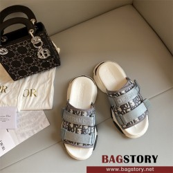 디올 DIOR 힐 샌들 슬리퍼
