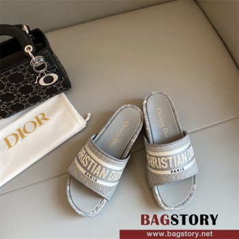 디올 DIOR 힐 샌들 슬리퍼