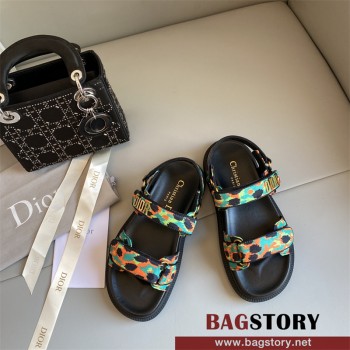 디올 DIOR 힐 샌들 슬리퍼