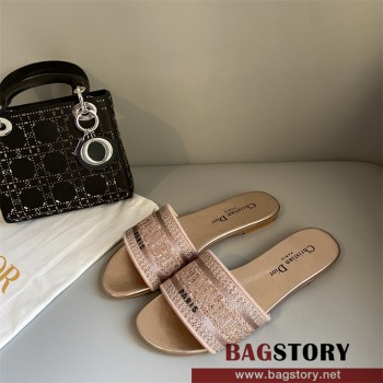 디올 DIOR 힐 샌들 슬리퍼