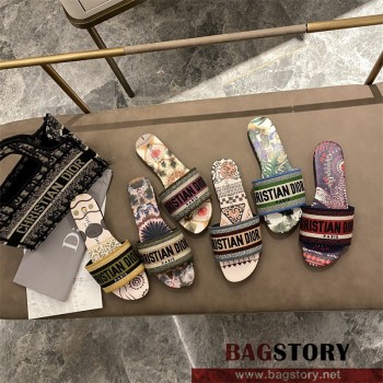 디올 DIOR 힐 샌들 슬리퍼