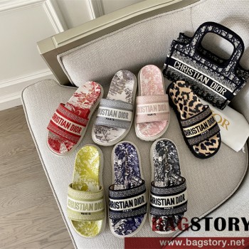 디올 DIOR 힐 샌들 슬리퍼