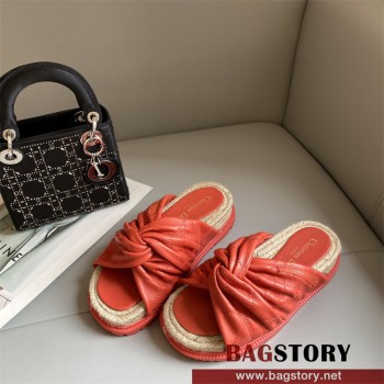 디올 DIOR 힐 샌들 슬리퍼