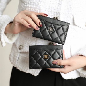 샤넬 CHANEL 클래식 캐비어 카드지갑