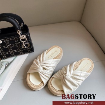 디올 DIOR 힐 샌들 슬리퍼