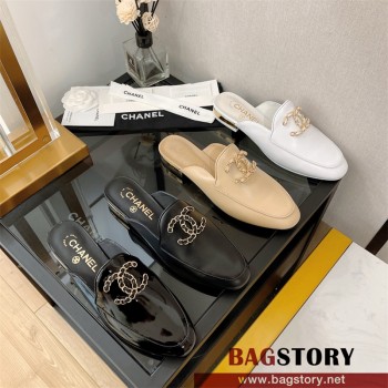 샤넬 CHANEL 힐 샌들 슬리퍼