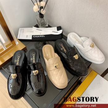 샤넬 CHANEL 힐 샌들 슬리퍼