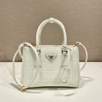 프라다 여성 사피아노 갤러리아 블랙 토트백 1BA896