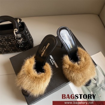 입생로랑 YSL 힐 샌들 슬리퍼