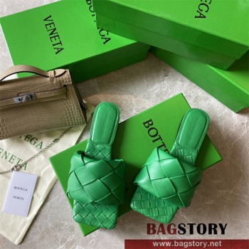 보테가베네타 BV 힐 샌들 슬리퍼