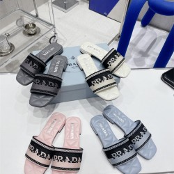 프라다 PRADA 힐 샌들 슬리퍼