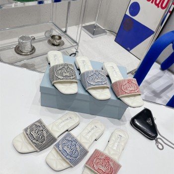 프라다 PRADA 힐 샌들 슬리퍼