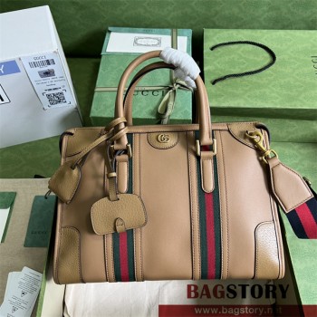 구찌 GUCCI 바울레토 캔버스 미디엄 탑 핸들백 715666
