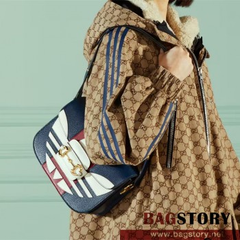 구찌 GUCCI  홀스빗 1955  아디다스 x 구찌 스몰 핸드백 602204