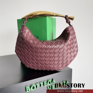 보테가베네타 BV  레더 탑 핸들 백