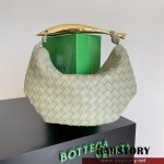 보테가베네타 BV 레더 탑 핸들 백